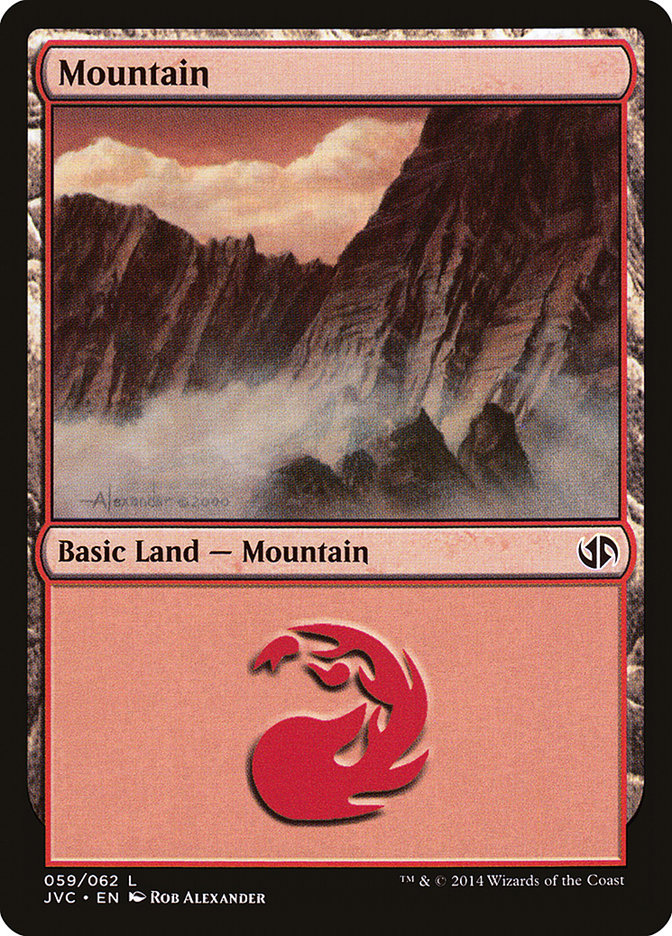 Mountain (61) [Duel Decks Anthology] | Exor Games Truro