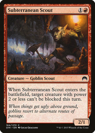 Subterranean Scout [Magic Origins] | Exor Games Truro