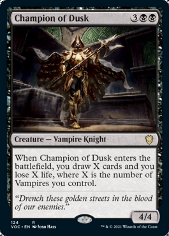 Champion of Dusk [Innistrad: Crimson Vow Commander] | Exor Games Truro