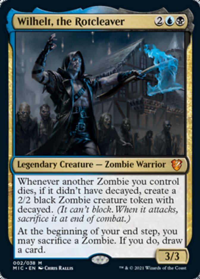 Wilhelt, the Rotcleaver (Display Commander) [Innistrad: Midnight Hunt Commander] | Exor Games Truro