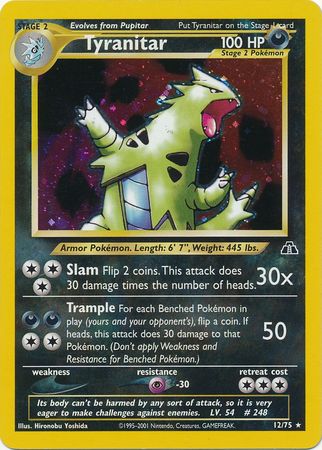 Tyranitar (12/75) [Neo Discovery Unlimited] | Exor Games Truro