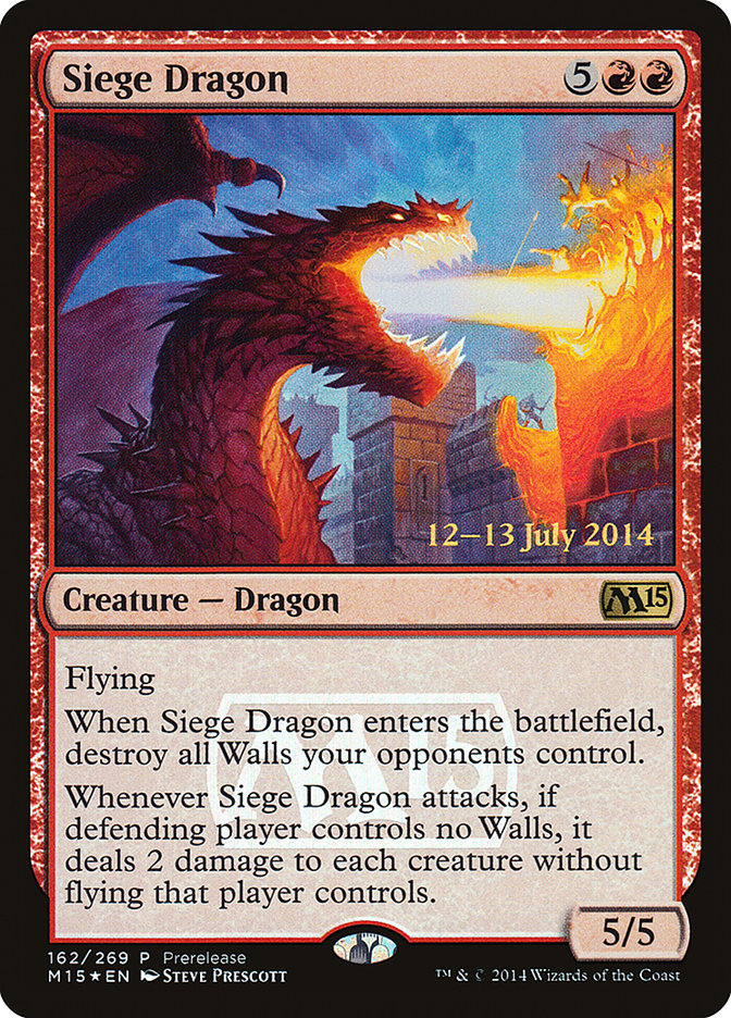 Siege Dragon [Magic 2015 Promos] | Exor Games Truro