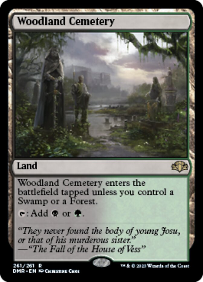 Woodland Cemetery [Dominaria Remastered] | Exor Games Truro