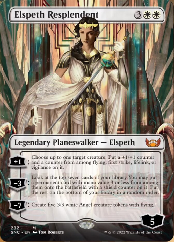 Elspeth Resplendent (Borderless) [Streets of New Capenna] | Exor Games Truro