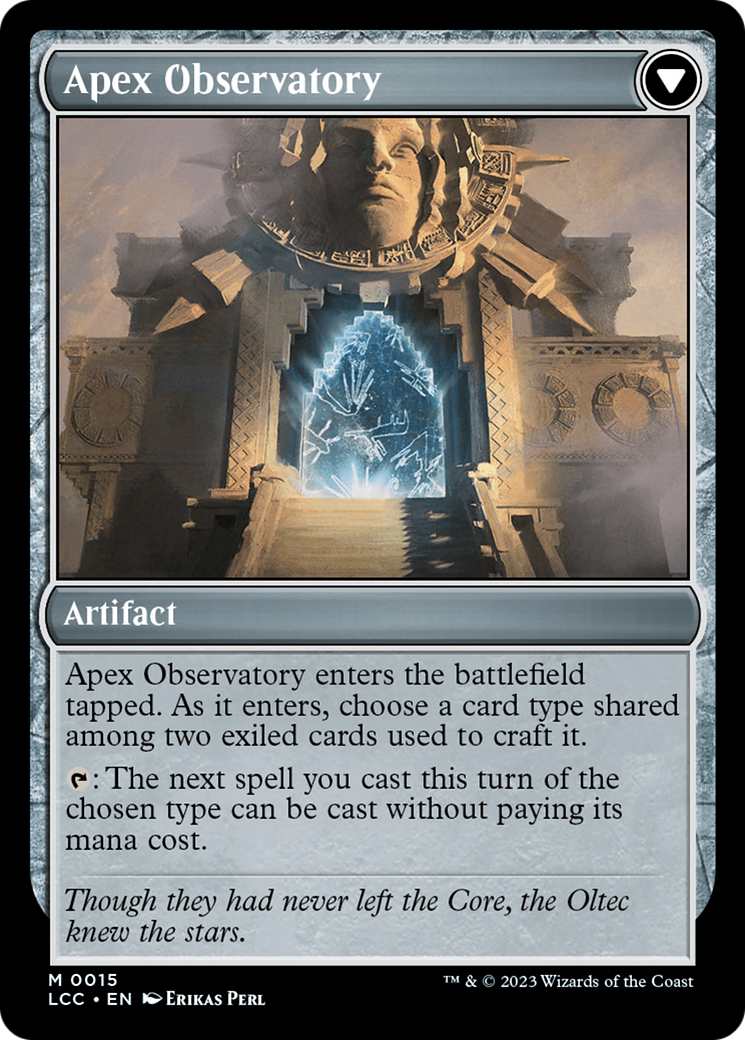 Eye of Ojer Taq // Apex Observatory [The Lost Caverns of Ixalan Commander] | Exor Games Truro