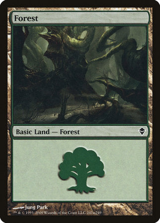 Forest (247a) [Zendikar] | Exor Games Truro