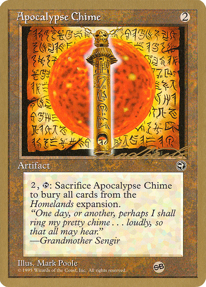 Apocalypse Chime (Leon Lindback) (SB) [Pro Tour Collector Set] | Exor Games Truro