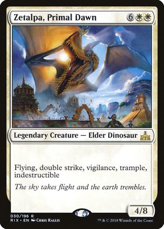 Zetalpa, Primal Dawn [Rivals of Ixalan] | Exor Games Truro