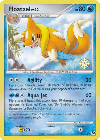 Floatzel (37/106) [Countdown Calendar Promos] | Exor Games Truro