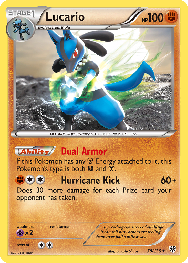 Lucario (78/135) [Black & White: Plasma Storm] | Exor Games Truro