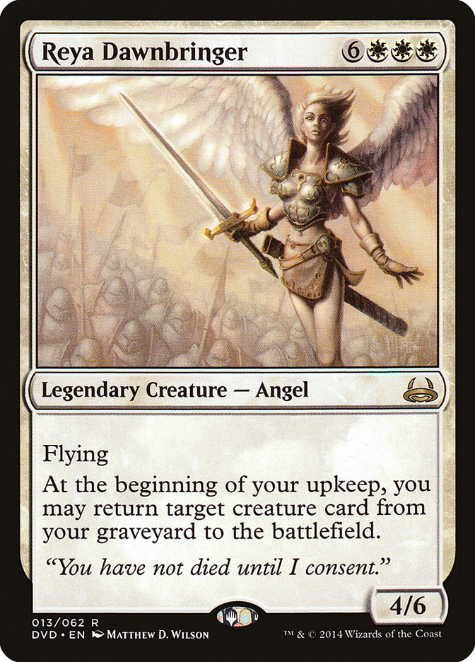Reya Dawnbringer (Divine vs. Demonic) [Duel Decks Anthology] | Exor Games Truro