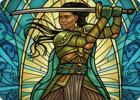 Shanna, Purifying Blade Art Card 2 [Dominaria United Art Series] | Exor Games Truro