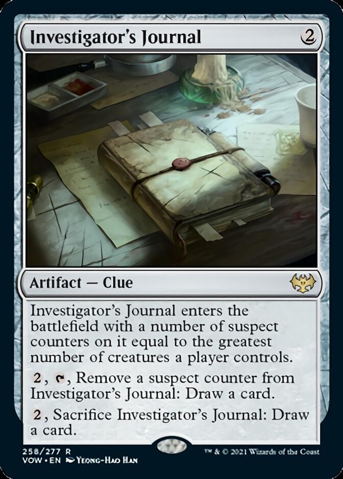 Investigator's Journal [Innistrad: Crimson Vow] | Exor Games Truro