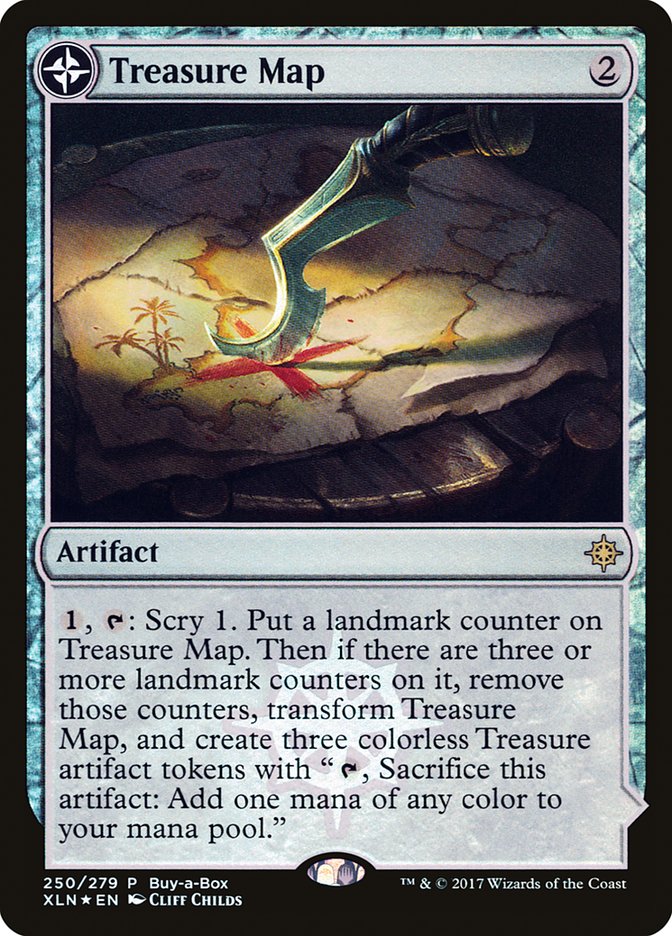 Treasure Map // Treasure Cove (Buy-A-Box) [Ixalan Treasure Chest] | Exor Games Truro