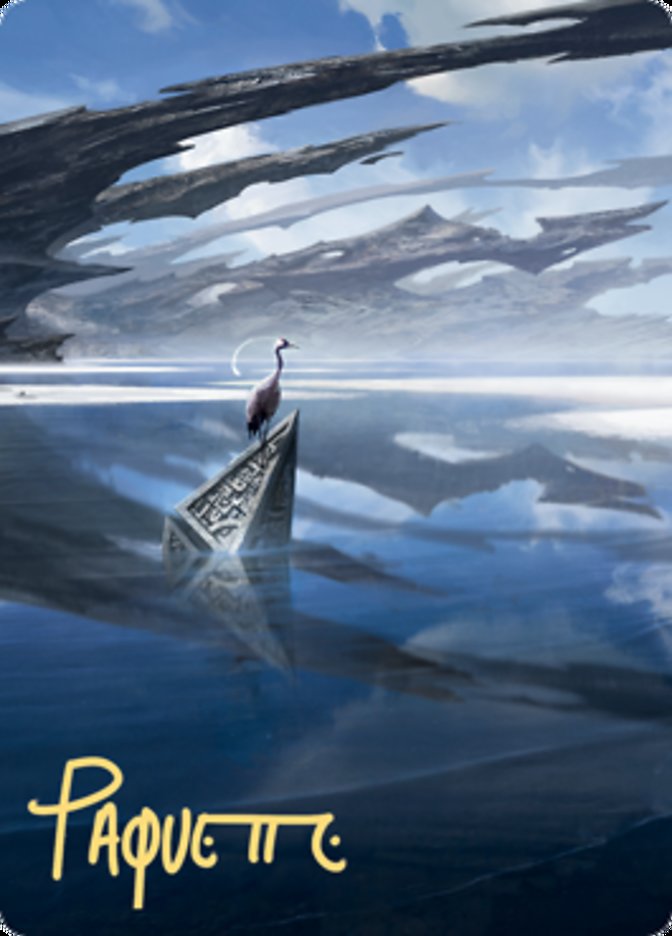 Seachrome Coast Art Card (Gold-Stamped Signature) [Zendikar Rising Art Series] | Exor Games Truro
