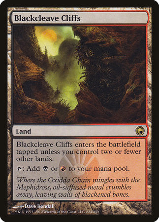 Blackcleave Cliffs [Scars of Mirrodin] | Exor Games Truro
