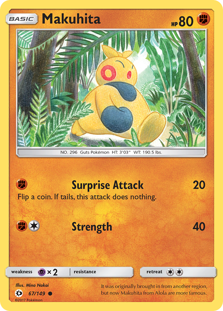 Makuhita (67/149) [Sun & Moon: Base Set] | Exor Games Truro