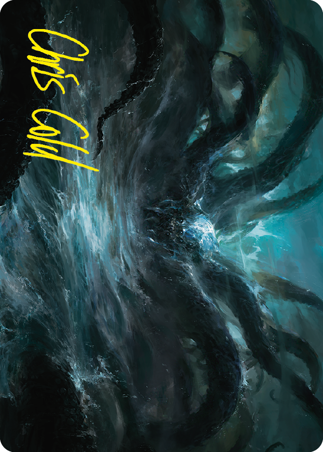 The Watcher in the Water Art Card (Gold-Stamped Signature) [The Lord of the Rings: Tales of Middle-earth Art Series] | Exor Games Truro