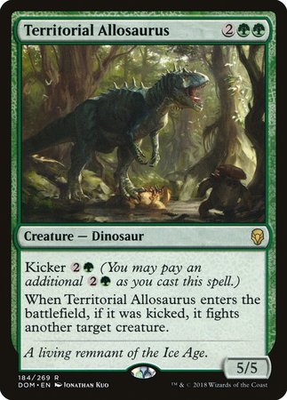 Territorial Allosaurus [Dominaria] | Exor Games Truro