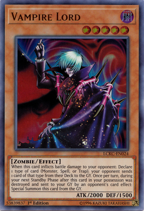Vampire Lord [LCKC-EN024] Ultra Rare | Exor Games Truro