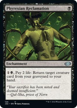 Phyrexian Reclamation [Jumpstart 2022] | Exor Games Truro
