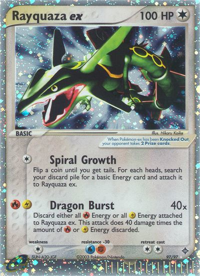 Rayquaza ex (97/97) [EX: Dragon] | Exor Games Truro