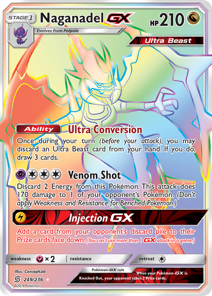 Naganadel GX (249/236) [Sun & Moon: Unified Minds] | Exor Games Truro