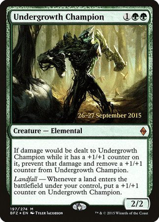 Undergrowth Champion [Battle for Zendikar Promos] | Exor Games Truro