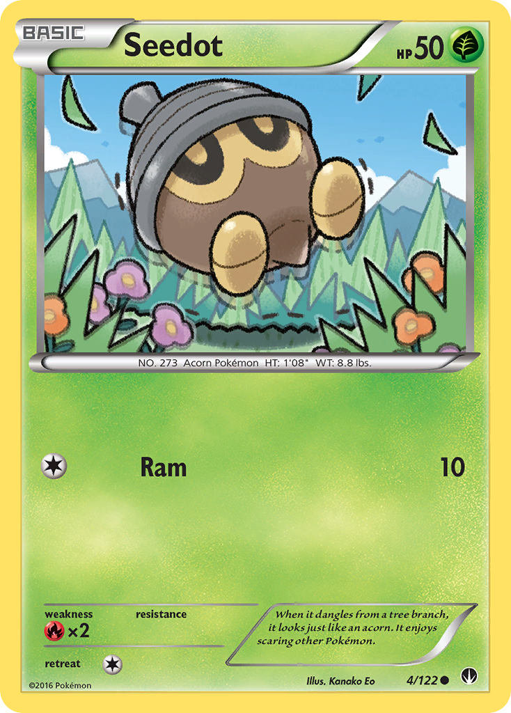 Seedot (4/122) [XY: BREAKpoint] | Exor Games Truro