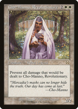 Cho-Manno, Revolutionary [Mercadian Masques] | Exor Games Truro