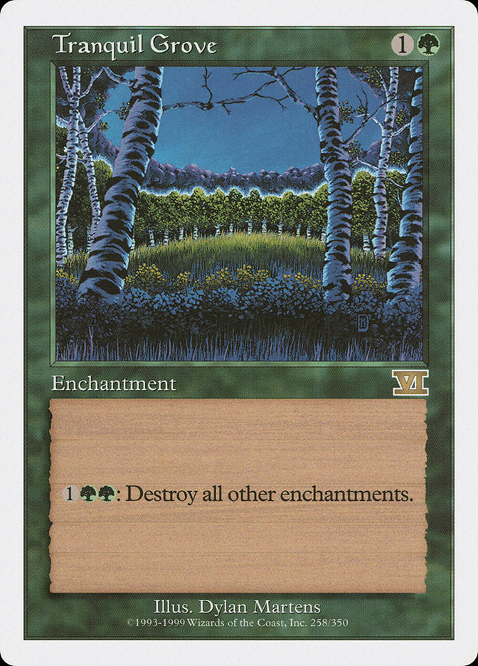 Tranquil Grove [Classic Sixth Edition] | Exor Games Truro