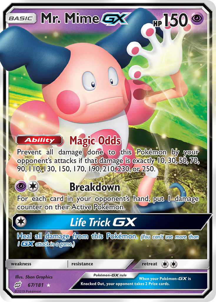 Mr. Mime GX (67/181) [Sun & Moon: Team Up] | Exor Games Truro