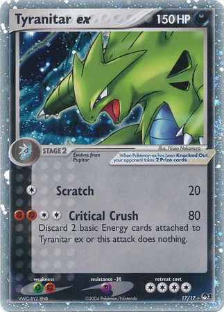 Tyranitar ex (17/17) (Holo) [POP Series 1] | Exor Games Truro