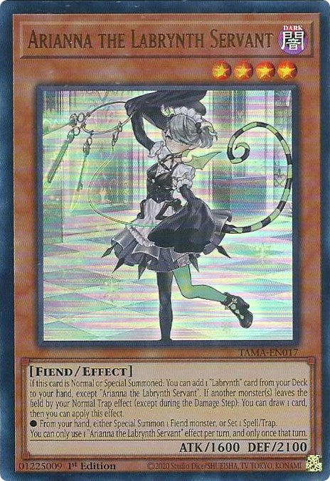 Arianna the Labrynth Servant [TAMA-EN017] Ultra Rare | Exor Games Truro