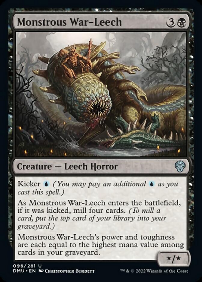 Monstrous War-Leech [Dominaria United] | Exor Games Truro