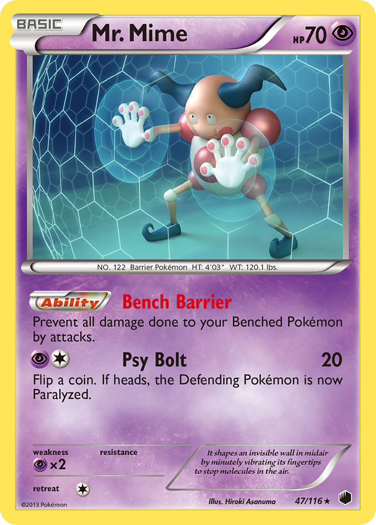 Mr. Mime (47/116) [Black & White: Plasma Freeze] | Exor Games Truro