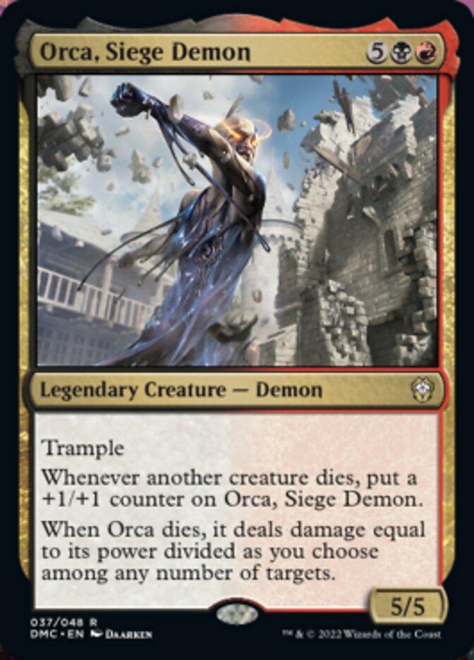 Orca, Siege Demon [Dominaria United Commander] | Exor Games Truro