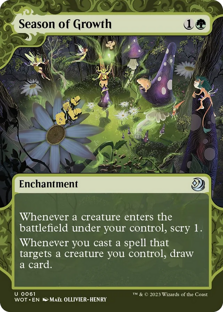 Season of Growth [Wilds of Eldraine: Enchanting Tales] | Exor Games Truro