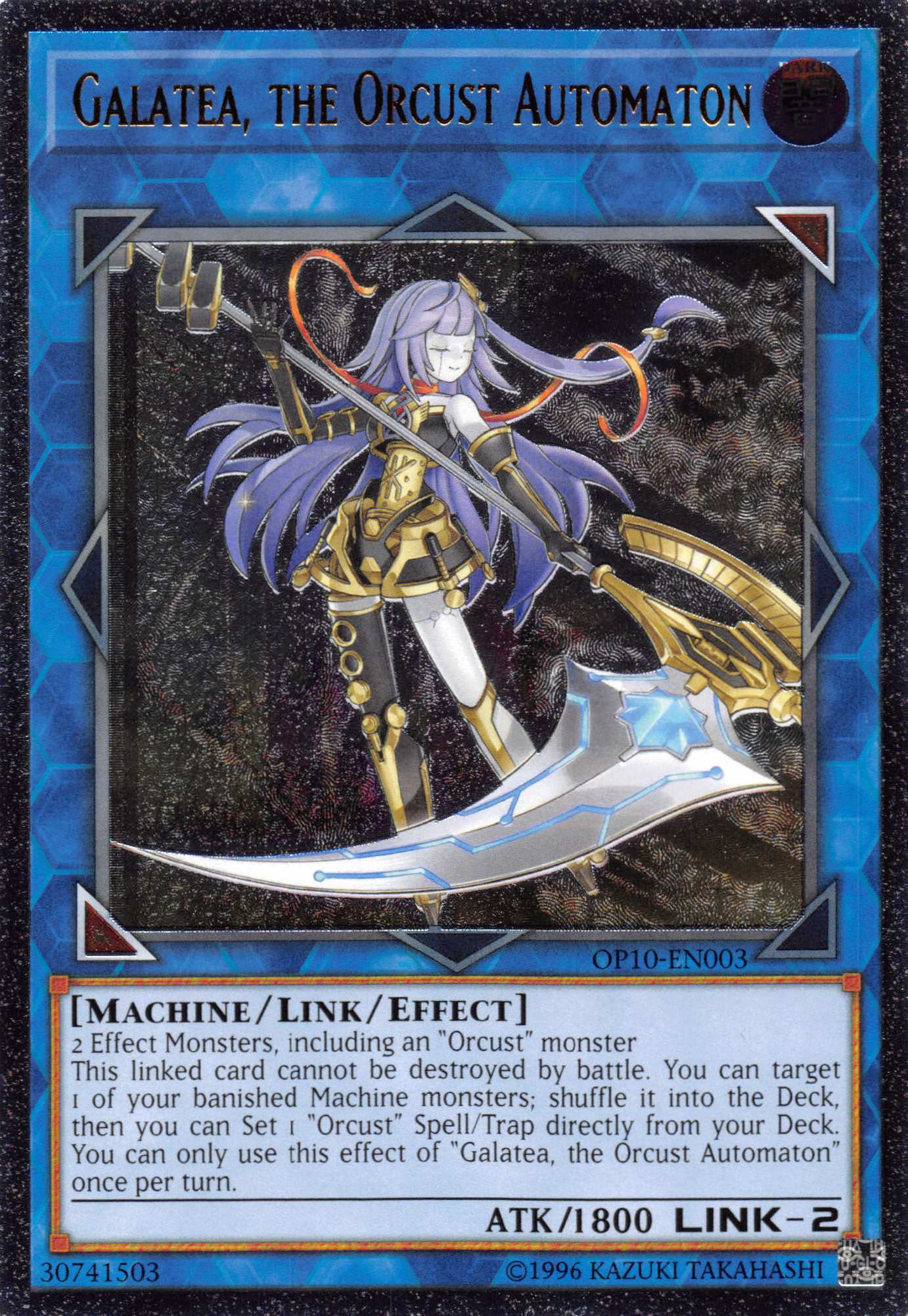 Galatea, the Orcust Automaton [OP10-EN003] Ultimate Rare | Exor Games Truro