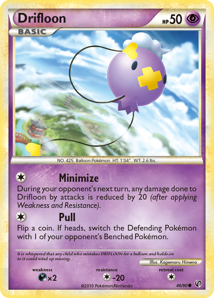 Drifloon (46/90) [HeartGold & SoulSilver: Undaunted] | Exor Games Truro