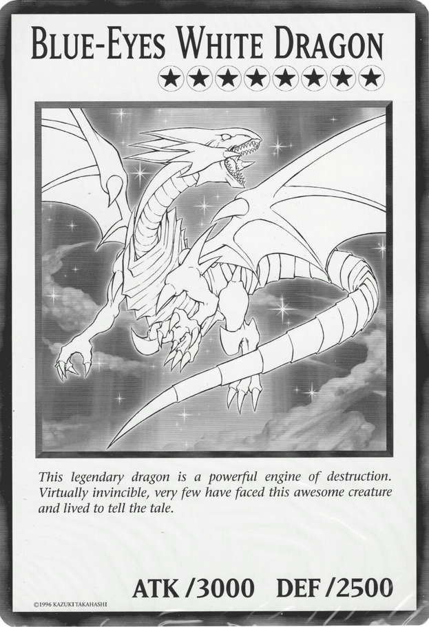 Blue-Eyes White Dragon (Oversized) Common | Exor Games Truro