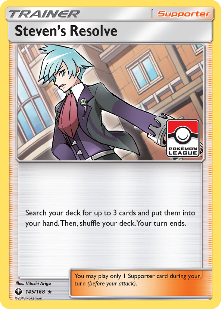 Steven's Resolve (145/168) [Sun & Moon: Celestial Storm] | Exor Games Truro