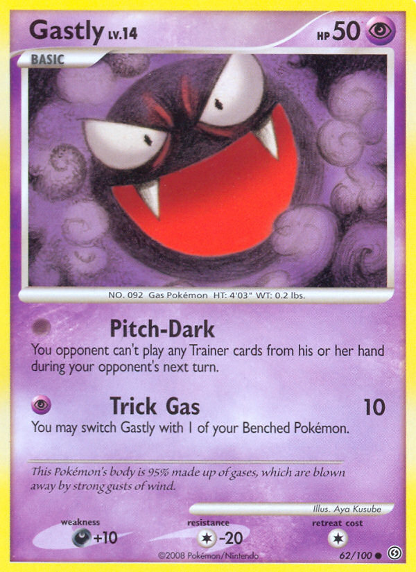 Gastly (62/100) [Diamond & Pearl: Stormfront] | Exor Games Truro