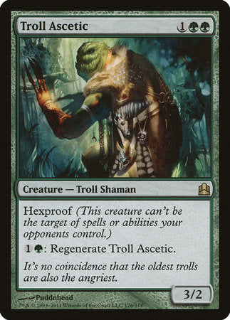 Troll Ascetic [Commander 2011] | Exor Games Truro