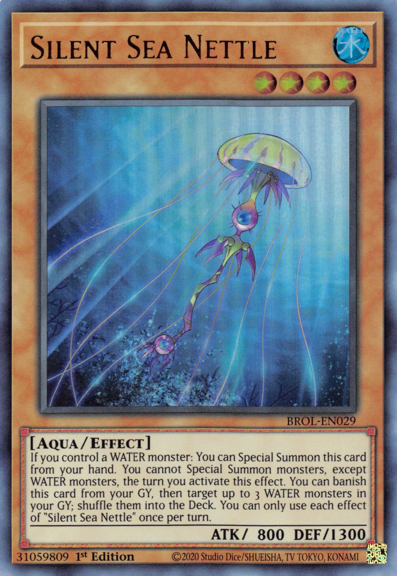 Silent Sea Nettle [BROL-EN029] Ultra Rare | Exor Games Truro