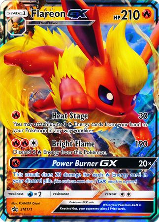 Flareon GX (SM171) (Jumbo Card) [Sun & Moon: Black Star Promos] | Exor Games Truro