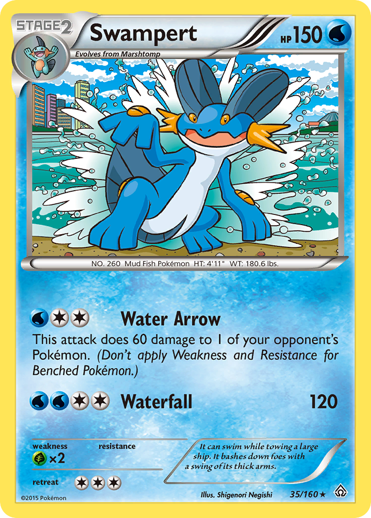 Swampert (35/160) [XY: Primal Clash] | Exor Games Truro