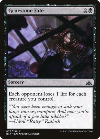 Gruesome Fate [Rivals of Ixalan] | Exor Games Truro