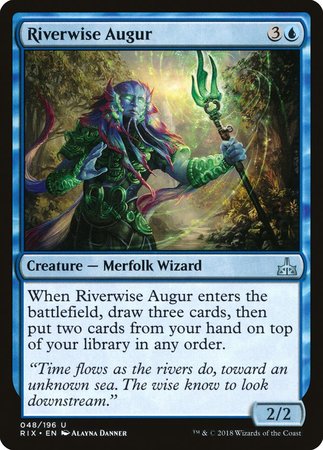 Riverwise Augur [Rivals of Ixalan] | Exor Games Truro