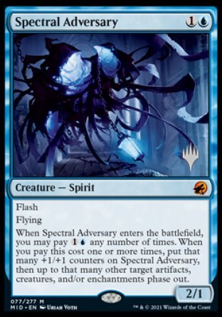 Spectral Adversary (Promo Pack) [Innistrad: Midnight Hunt Promos] | Exor Games Truro